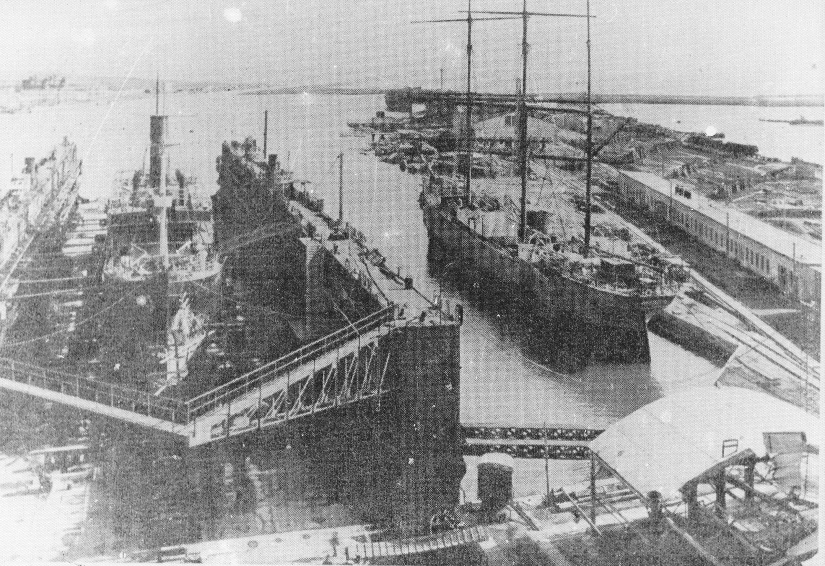 Monfalcone: il cantiere nel 1909