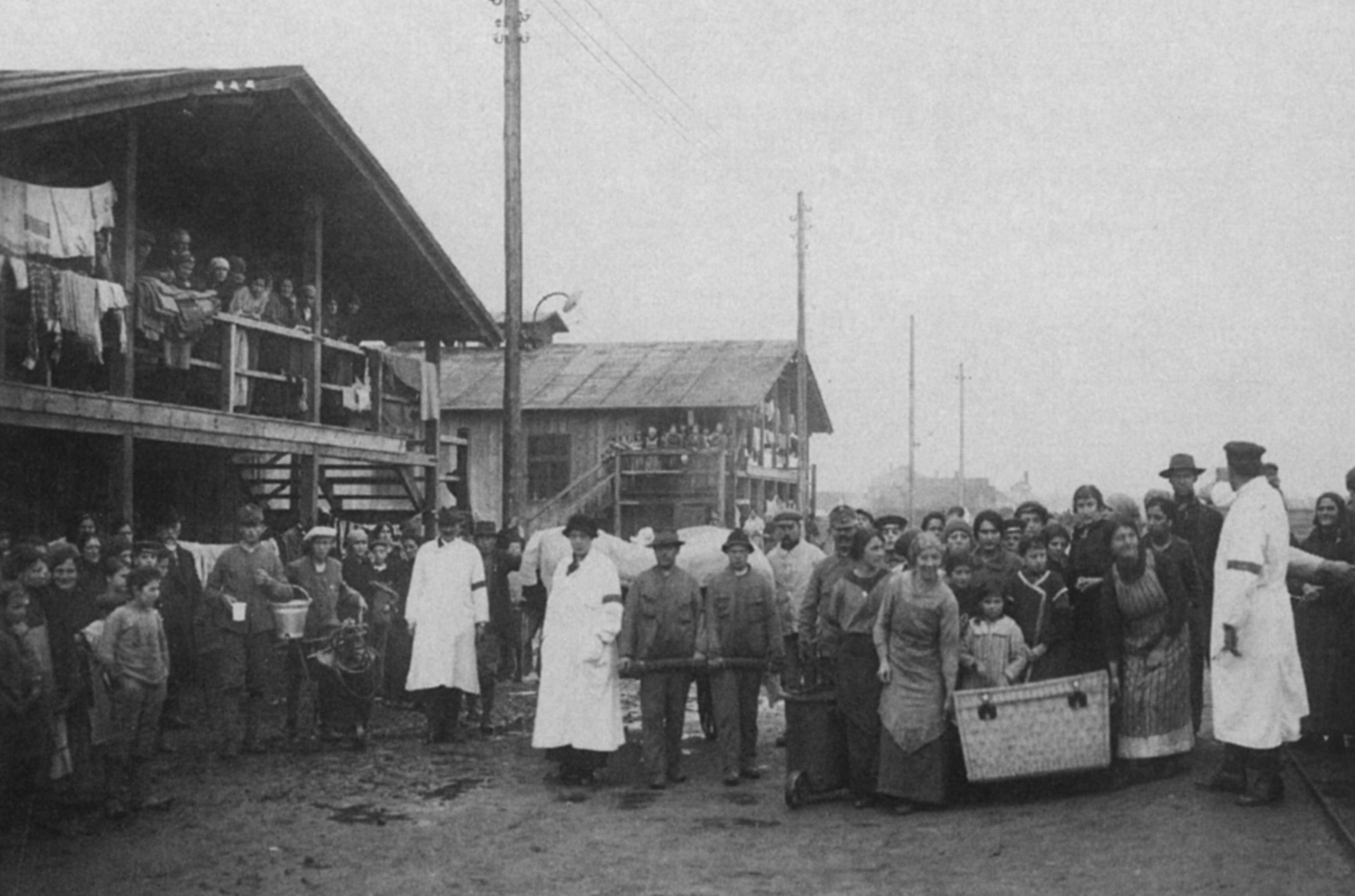 Disinfezione delle baracche