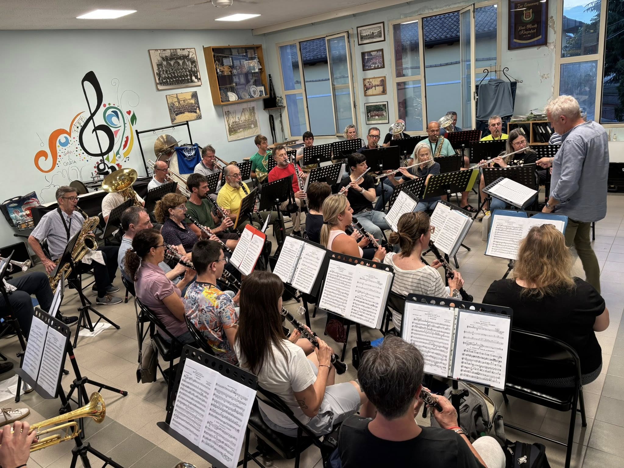 Rehearsals for the concert on Saturday, June 13